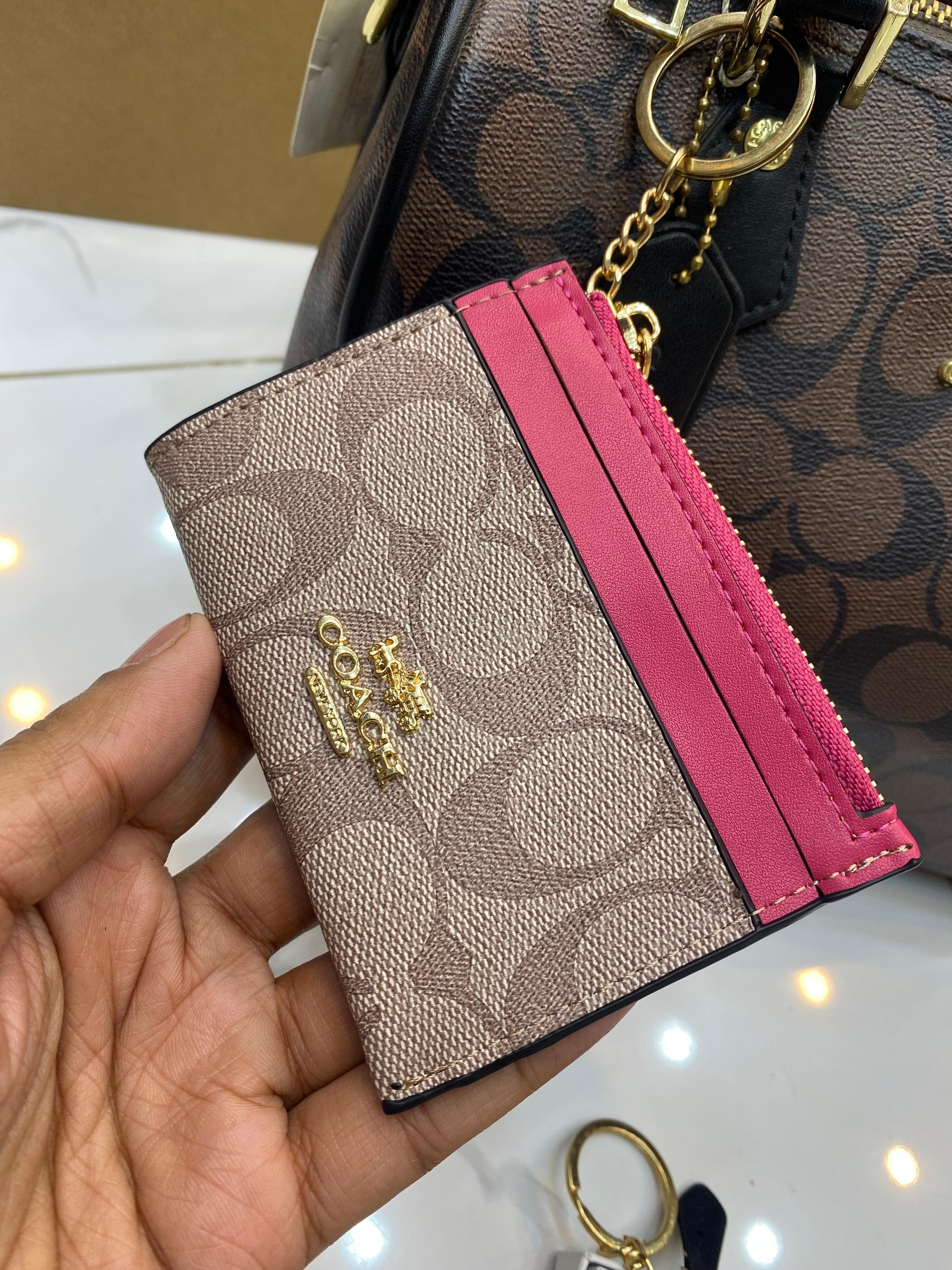 Coach keychain with box