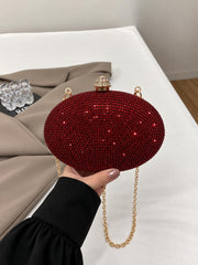 Mettalic Stone Crossbody Bag for Girls