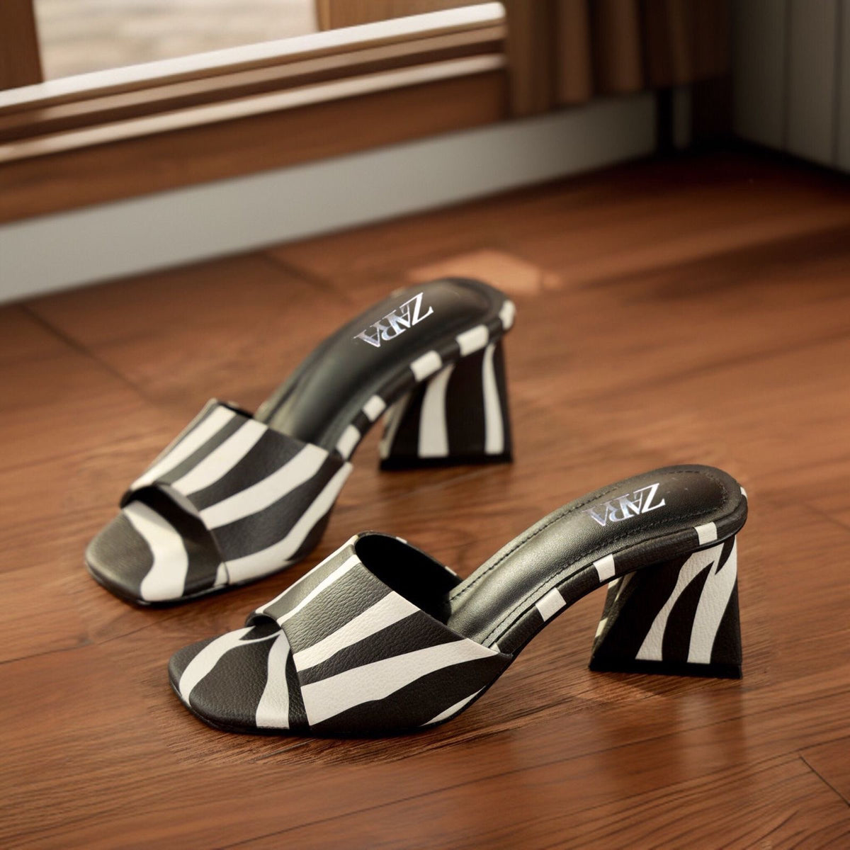 Zebra heels