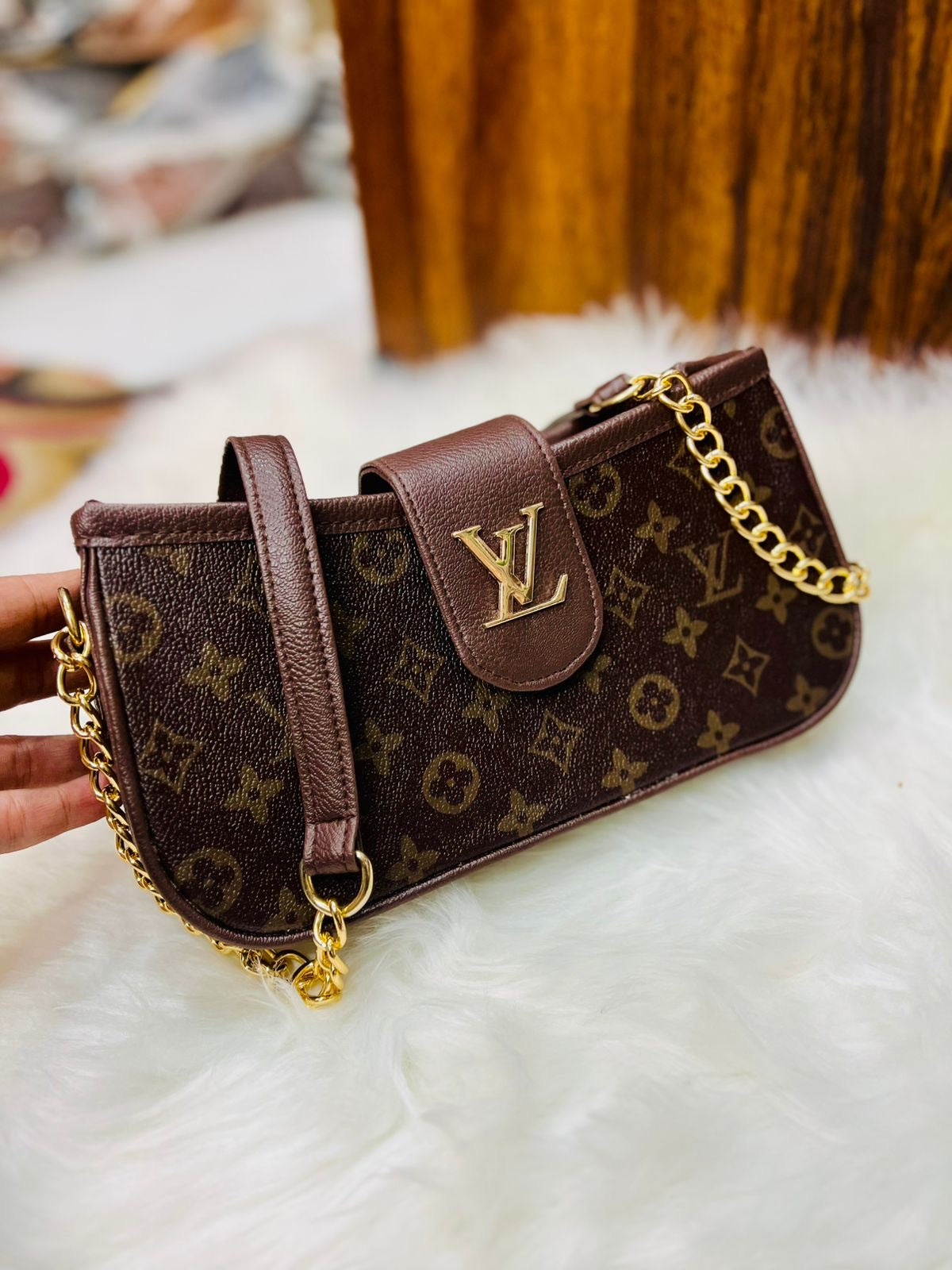Luxury Monogram Shoulder Bag