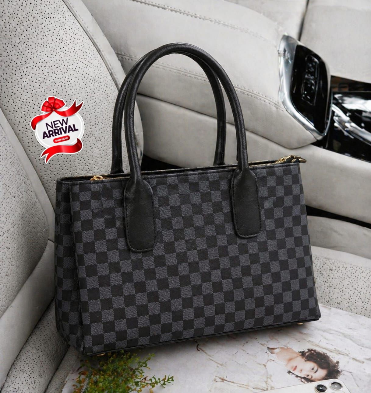 Bellabags Dual Zipper Shoulder  Bag