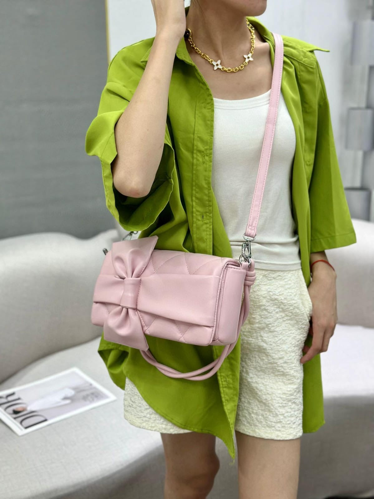 Bow Style Crossbody Bag