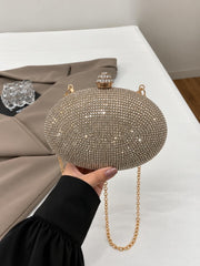 Mettalic Stone Crossbody Bag for Girls