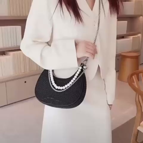 Rhinestone Hobo bag
