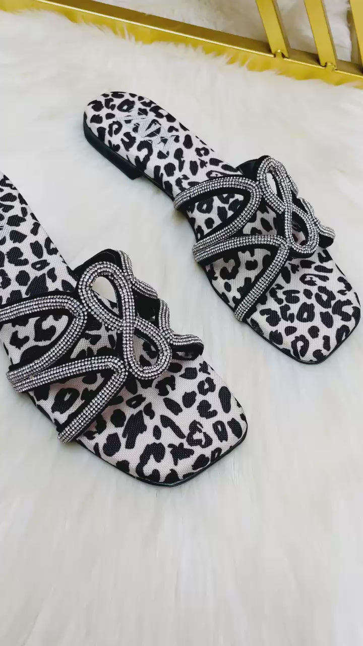 Zara printed flats